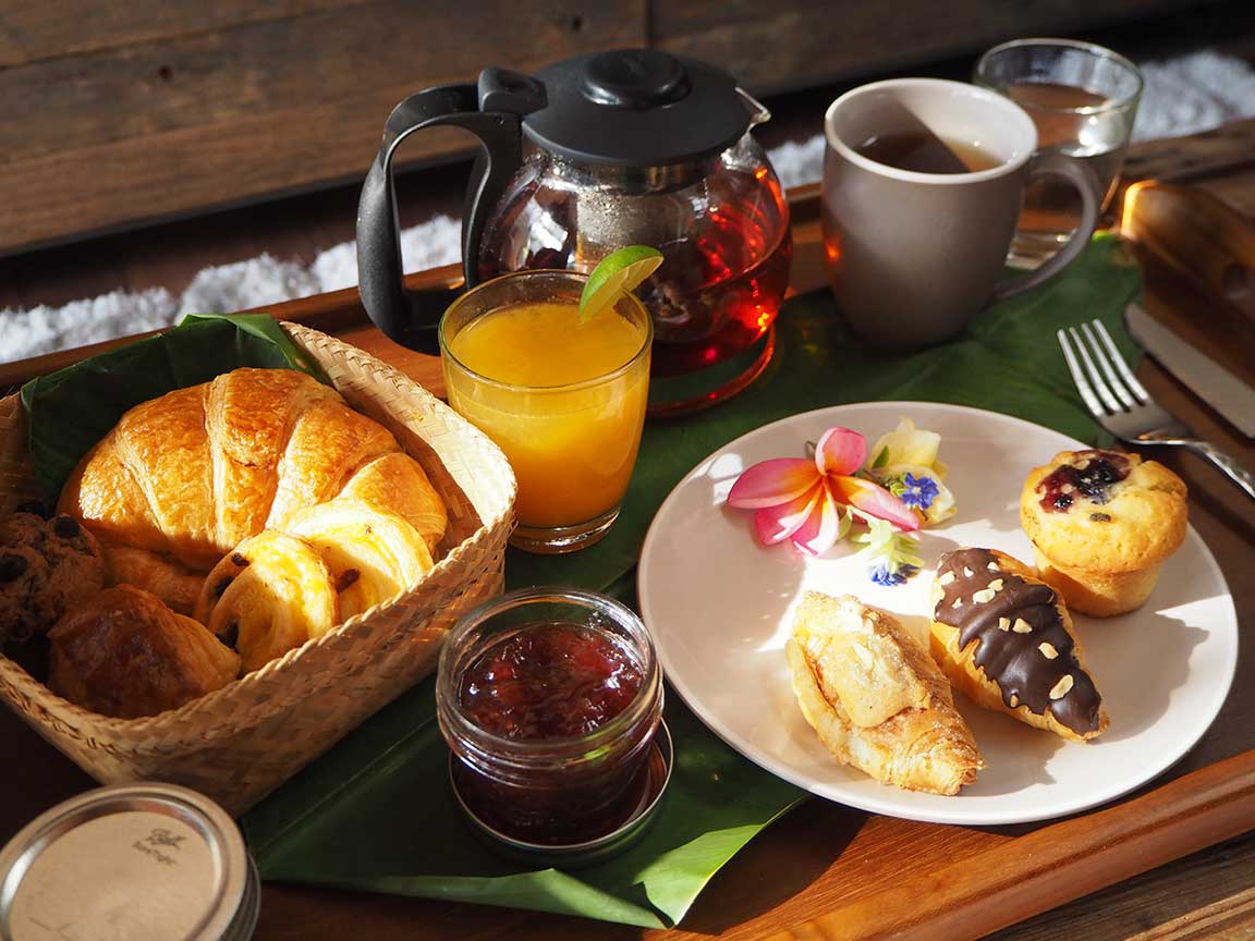 bali breakfast, villa breakfast